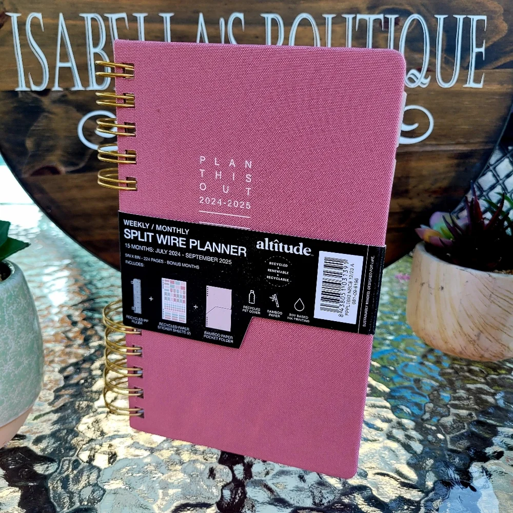 2024/2025 Altitude Mauve Pink Planner
